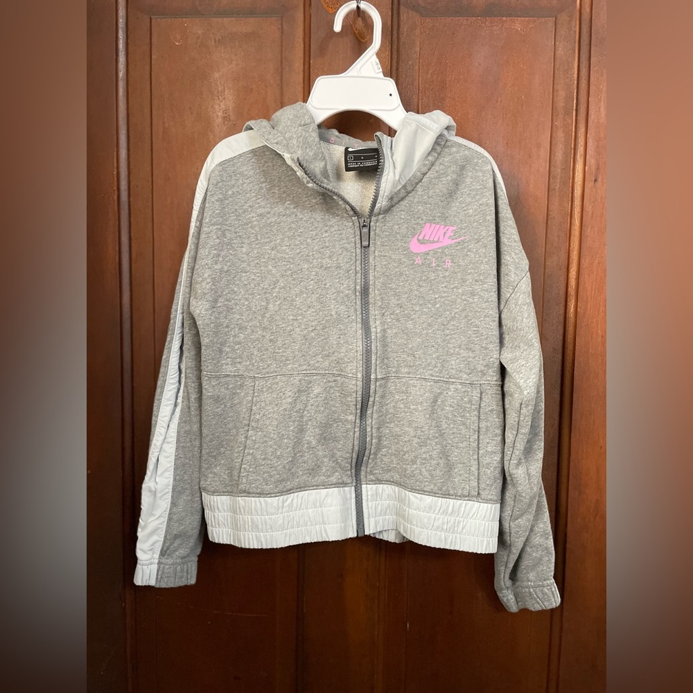 Nike Air girls large gray jacket